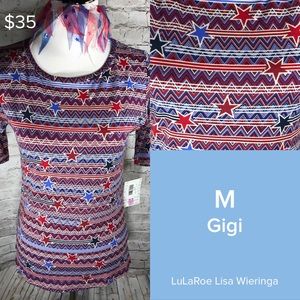LuLaRoe Tops - LuLaRoe Americana Gigi LuLaRoe Tops - LuLaRoe Americana Gigi